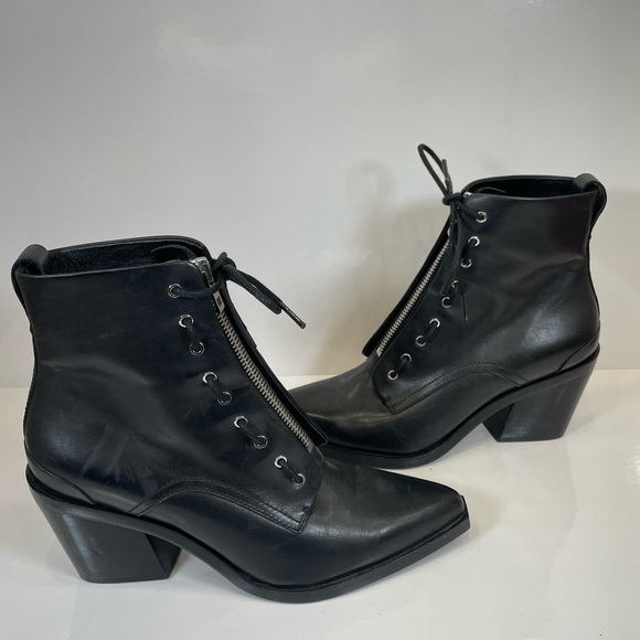 Rag & Bone black leather boots - size 41 - Picture 8 of 10